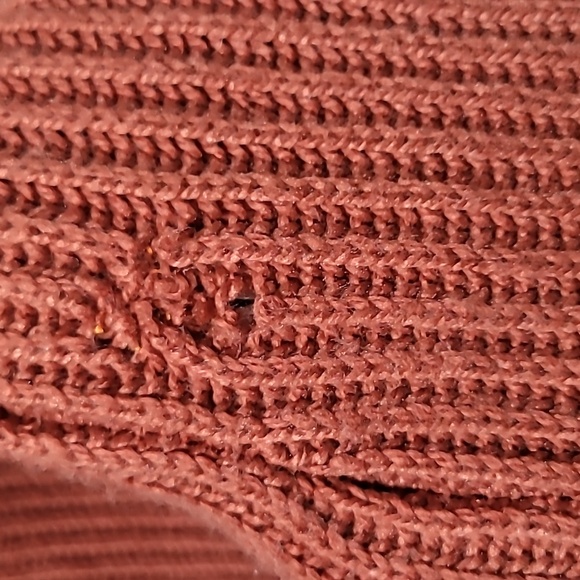 Love, Whit size large rust sweater dress - Picture 3 of 6